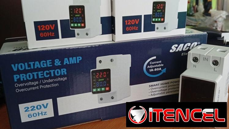Protectores de voltaje de breaker de 80A ( 110 y 220)