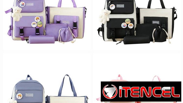🎒 ¡Set de mochila 5 en 1!