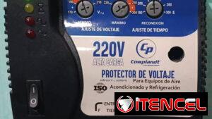 Protector de voltaje para aire acondicionado y refrigerador