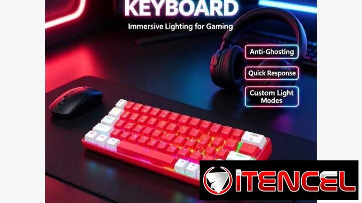 Teclado mecánico changxie 60% RGB gamer — foto 2
