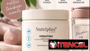 CREATINA NUTRIPLUS 150gr 30 servings Monohidratada (99.97%), Vitamina B6 (0.03%).