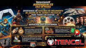 Juegos peliculas y series a su disposicion y con mensajeria opcional hasta la púerta de su casa