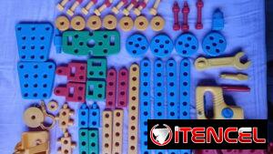 Juguete "Lego" 60 piezas con instrucciones (de uso)