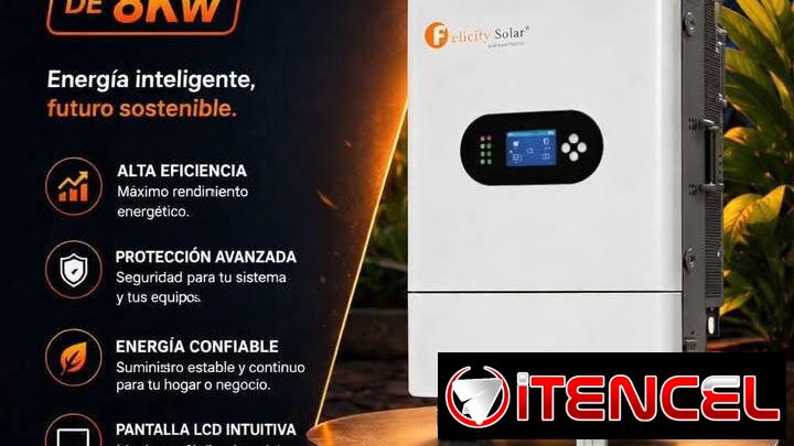 Inversor FELICITY SOLAR de 8kw Híbrido💯