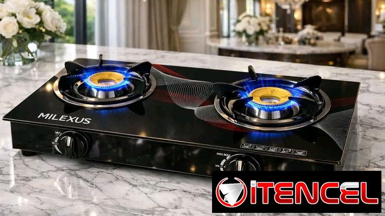 Cocina Milexus Cristal templado  60 USD  Encendido automático de magneto mensajería incluida en varios lugares