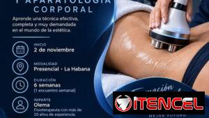 CURSO DE MASAJES REDUCTORES Y APARATOLOGÍA CORPORAL EN LA HABANA | CERTIFICACIÓN INTERNACIONAL