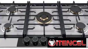 Cocinas Drija Empotrable 5 quemadores de acero inoxidable