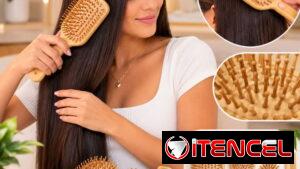 Juego de peines bambú para el cuidado del cabello .  15 Usd
