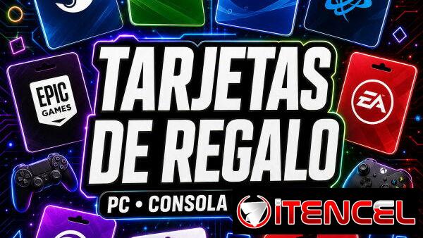 Tarjetas Regalo Steam Xbox PSN Battle.net Epic EA Ubisoft GOG Nintendo