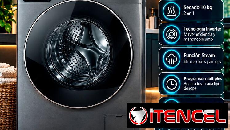🧊 LAVADORA 🧊 SECADORA HISENSE TECNOLOGÍA INVERTER 15KG. TENEMOS MENSAJERIA CON FACTURA Y GRANATÍA. 📲 54833699