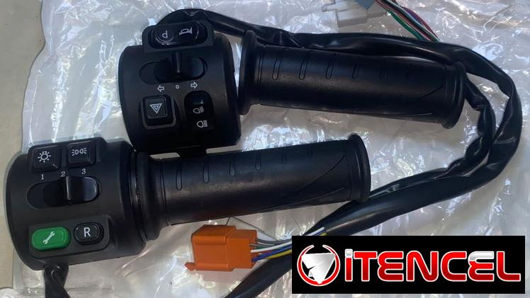 Juego dePuños y Acelerador para Moto / Triciclo Eléctrico