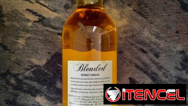 Botella de whisky Blended de 1 L