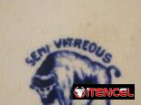 🪞 Plato Decorativo: Buffalo Pottery 🇺🇸 (1916) – Tel: 5358 0956 – Vedado