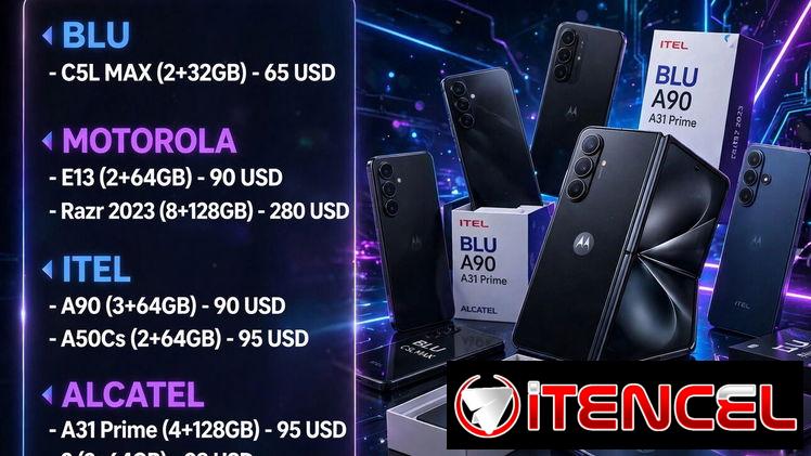 OFERTAS DE CELULARES – TELÉFONOS DESDE $ 65 USD 📱