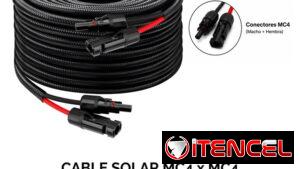 CABLE SOLAR MC4 x MC4 PARA PANELES SOLARES
