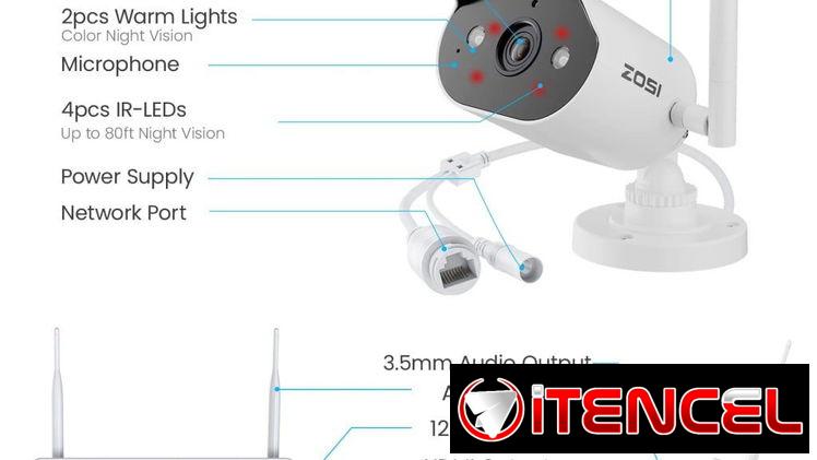 Kit de Cámaras ZOSI 88L2-3023W8-US | Nuevo | videojuegoshabana.com/p/1454 — foto 2
