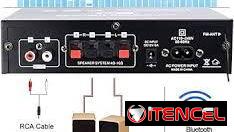 Amplificador HiFi AK35 con Bluetooth y control remoto