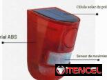 Sensor de movimiento con panel solar marca SACO