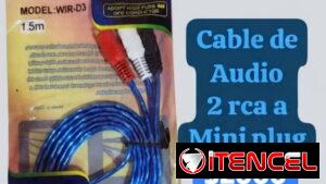 Cable de Audio 2 rca a Miniplug