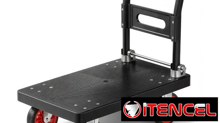 Carro plataforma plegable 680 lb con correa