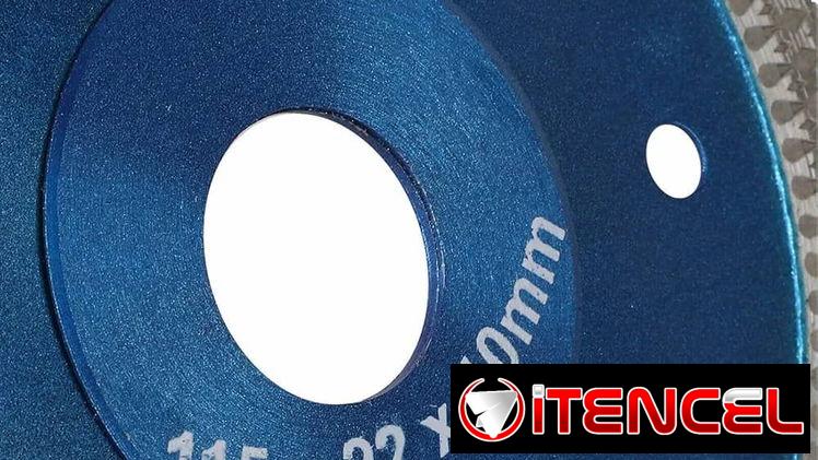 Disco de corte de diamante Turbo de 4.5 pulgadas, perfecto para cortar azulejos de porcelana en seco. 10 Usd