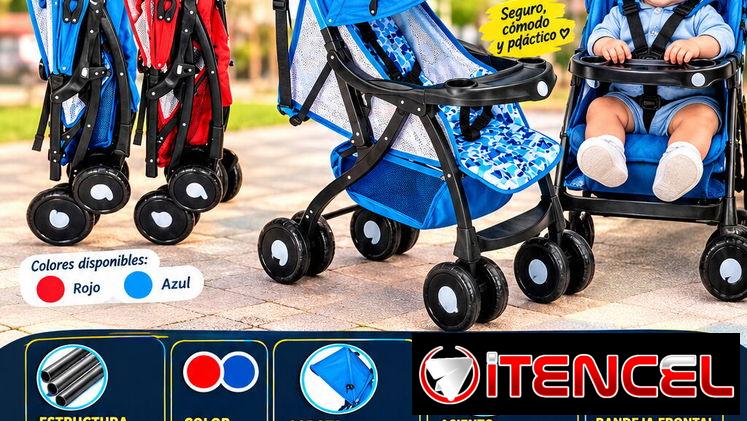 COCHECITO DE BEBÉ TC-0012 - DISPONIBLES EN ROJO Y AZUL. TENEMOS MENSAJERÍA, DAMOS FACTURA Y GARANTÍA. 📲 54833699