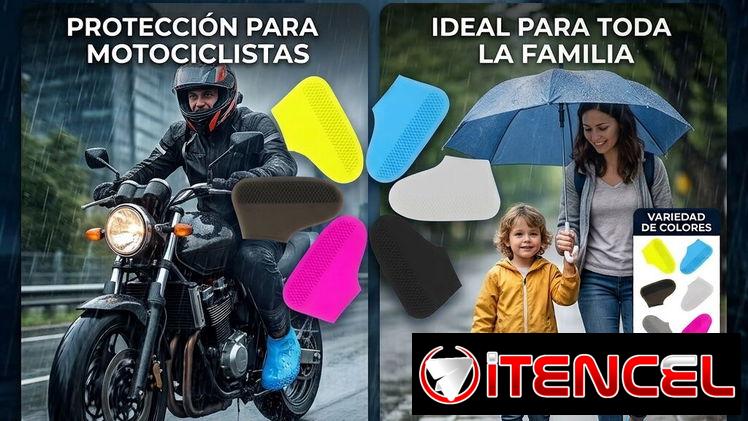 Protector de silicona Impermeable Cubre Zapato de la Lluvia. Varios Tamaños para niños y adultos