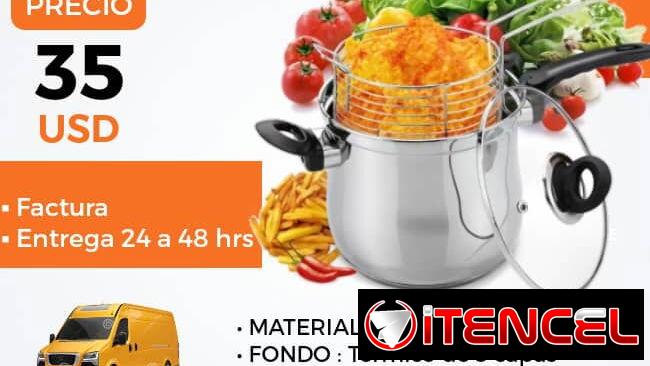 Freidora de aceite con canasta Escurridor Bee Electrics