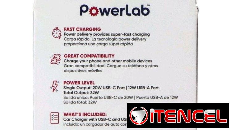 Oferta tecnológica: Cargador Auto PowerLab 32W USB-C + USB-A Power Deliver… | videojuegoshabana.com