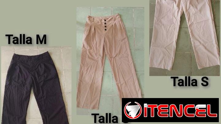 Pantalones de vestir de mujer beige, negro y carmelita ($4000) — foto 1