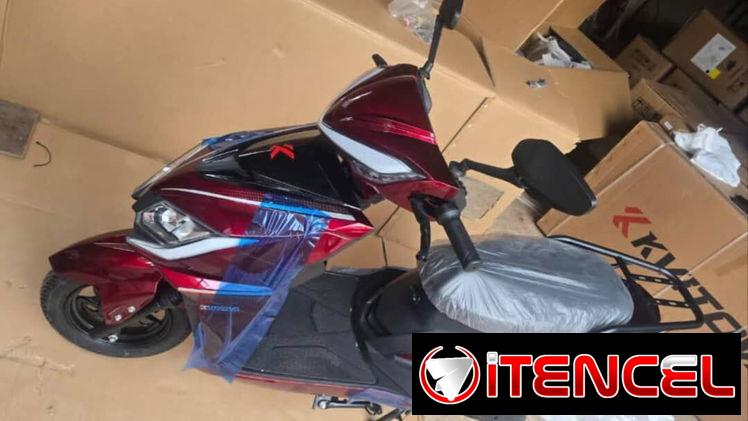 MOTO ELECTRICA KVITOVA1000 Wats • 60 Volt • 20 Amp • Autonomía de 60-70 KM • Velocidad Max 45 KM/H/ Ventas