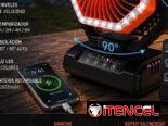 Ventilador recargable y Ciclomotor eléctrico