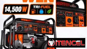 1930 USD - PLANTA ELÉCTRICA WEN GENERADOR DE COMBUSTIBLE TRIPLE DE 14500 V, 120V/240V gasolina-gas propano-gas natural