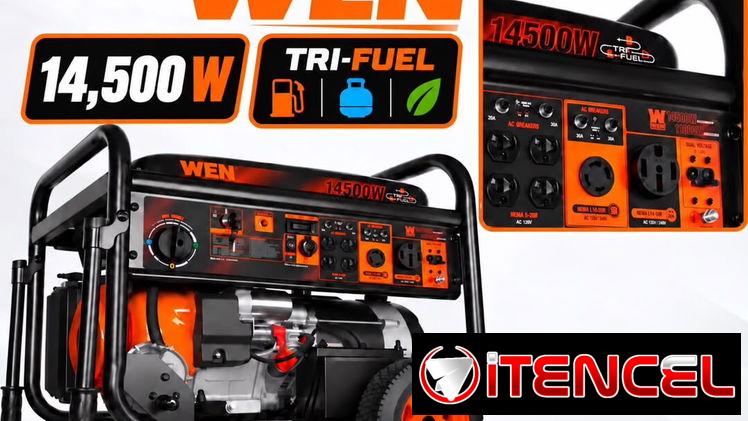 1930 USD - PLANTA ELÉCTRICA WEN GENERADOR DE COMBUSTIBLE TRIPLE DE 14500 V, 120V/240V gasolina-gas propano-gas natural