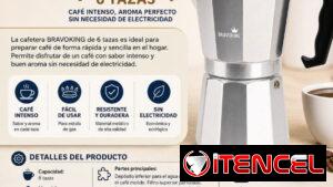 CAFETERA MOKA 6 TAZAS