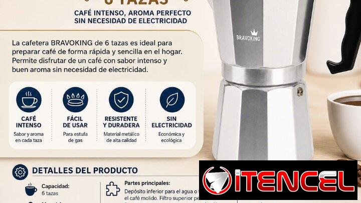 CAFETERA MOKA 6 TAZAS