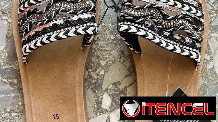 Sandalias de pana