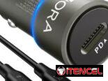 Cargador de Carro Tipo-C 20W 1HORA – Nuevo en caja