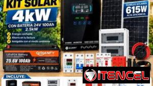 El mejor kit para el hogar incluye base, montaje e instalación eléctrica, contamos con mensajería