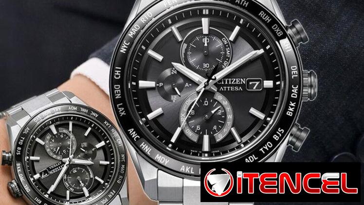 RELOJ CITIZEN ATTESA RADIOCONTROLADO , CRONOGRAFO , SUPER TITANIO CON CRISTAL DE ZAFIRO , LO MEJOR DE CITIZEN 52830802