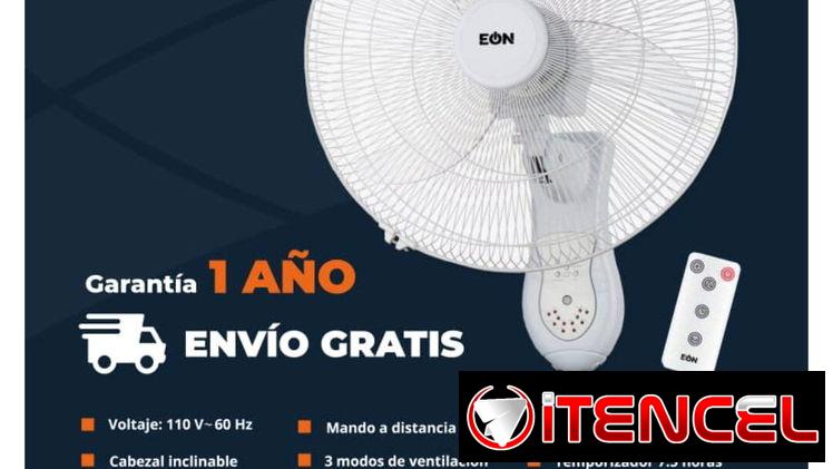 🌬️ Ventilador de pared EON 18 pulgadas con control remoto 🚚