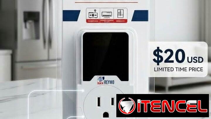 ⚡PROTECTOR DE VOLTAJE  REYMO VO99-D-120V con Pantalla Digital –