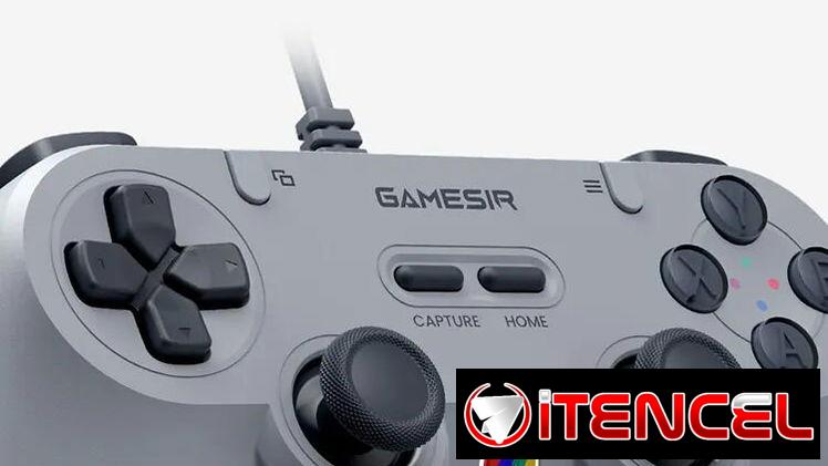 GameSir Tegenaria | Mando Hall Effect | Estilo Retro | Compatible con Nintendo Switch, PC y móviles |