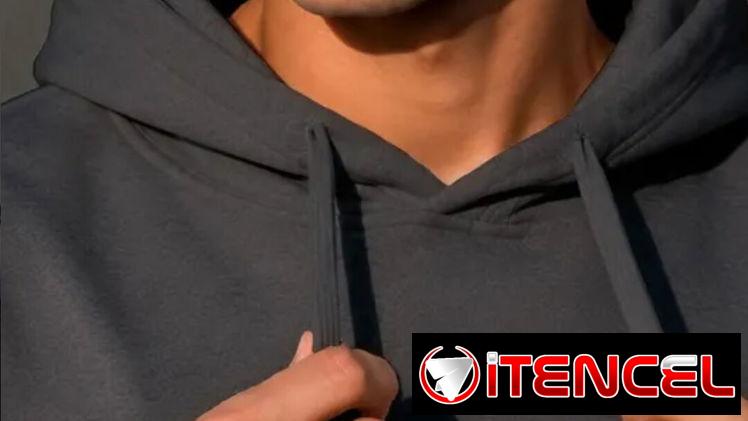 Sudadera Hombre Hoodie Con Capucha Bolsa De Canguro G Gris Oxford — foto 1