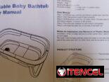 Bañadera plegable para bebé (nueva en su caja)