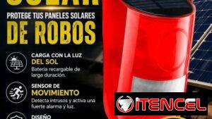 Alarma p/ Paneles Solares,garages ,etc,c/ sensor d movimiento,carga solar. Rebajadas d precios y c/ servicio a domicilio
