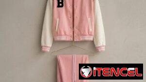 Conjunto Varsity "Pink B Spirit" – Estilo College Retro Talla S