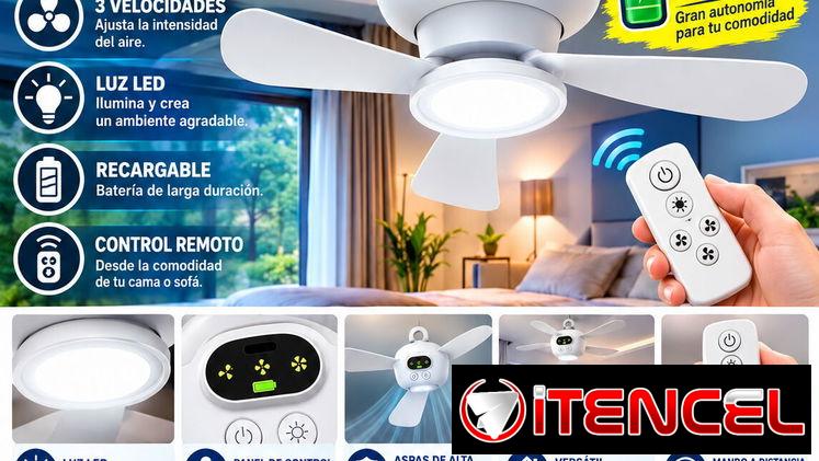 Vendo Ventilador de techo recargable — foto 1