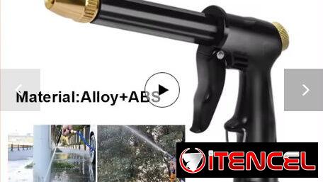 Pistola de Agua Portátil de Alta Presión,Lavado de Carro, Rociador de Jardín, Aspersor Riego, Herramienta de Limpieza,