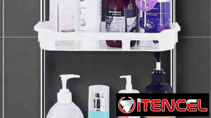 🧴Organizador multifuncional  ✅Plástico y metal  ✅Blanco hueso 🤍 🏷️$17 usd